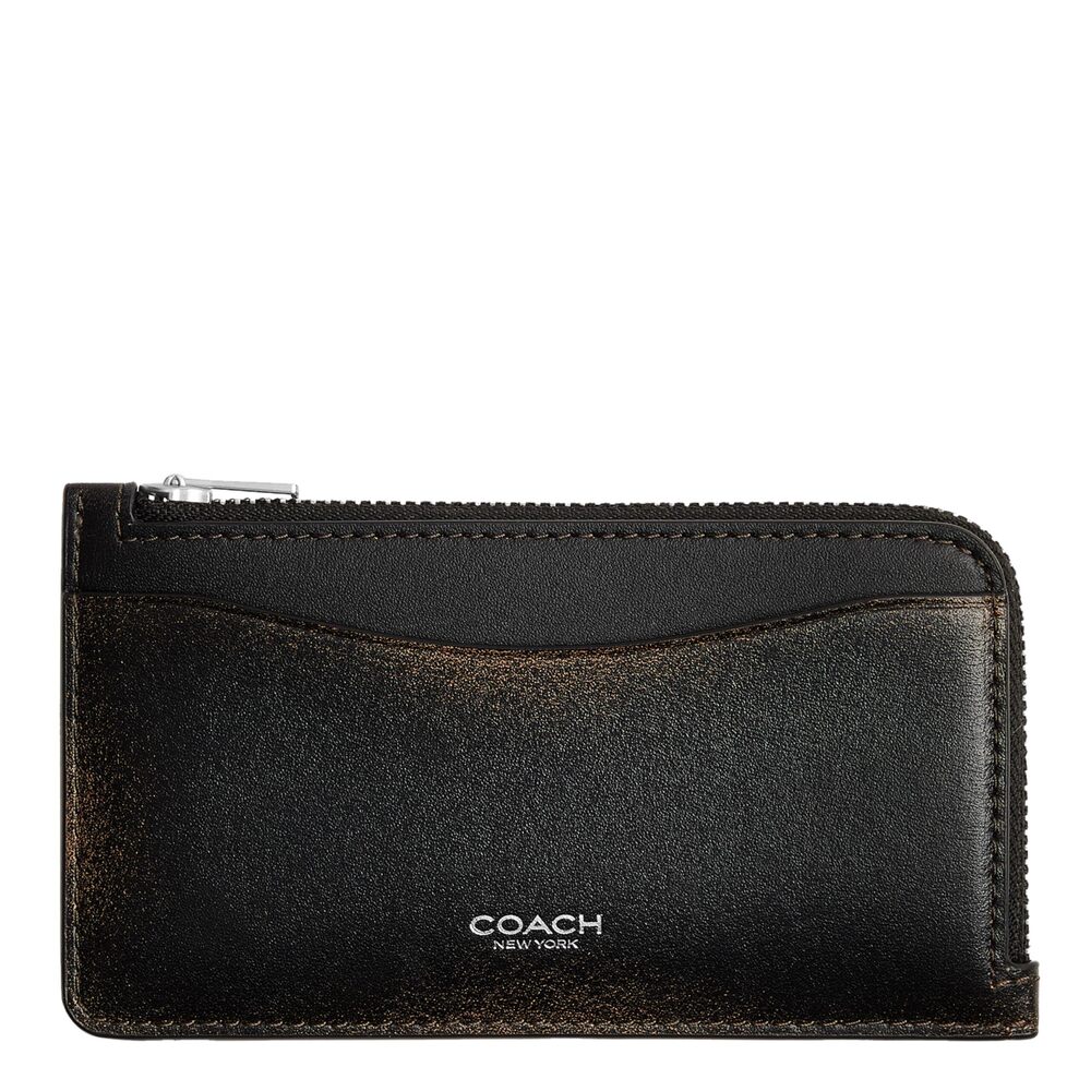 3383 Loved Leather New York Zip Card Case